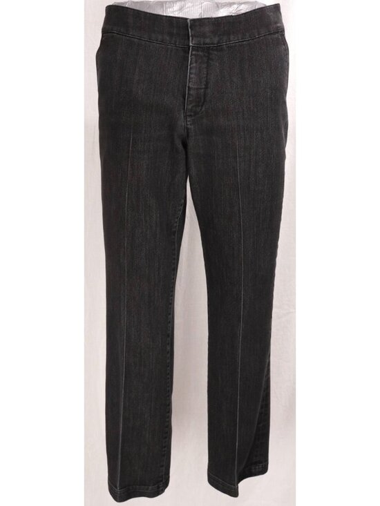 Chico's Platinum Pants - Quiet Luxury Chicos Platinum Jeans Womens 0.5 Reg Black Ultimate Fit Denim VTG